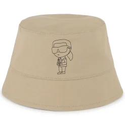 Reversible twill bucket hat