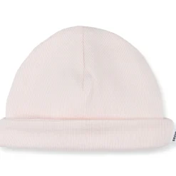 Ribbed hat with turn up