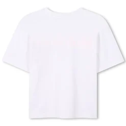 Round-neck cotton T-shirt