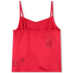 Satin camisole with diamantés