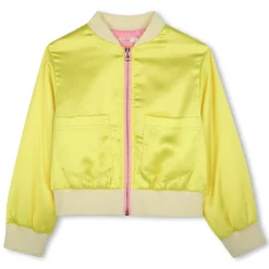 Satin jacket with badge