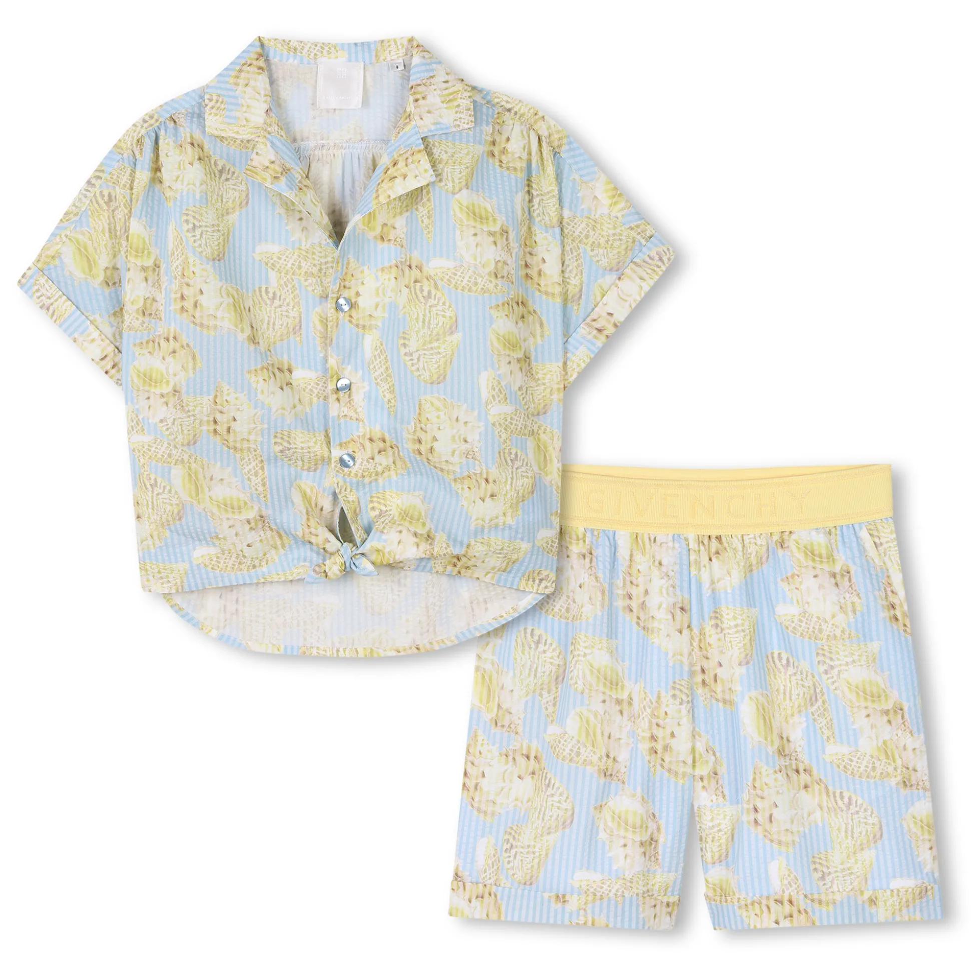 Seashell shirt and shorts