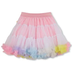 Sequined tulle skirt