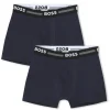 Set of 2 cotton boxer shorts