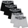 Set of 5 cotton boxer shorts