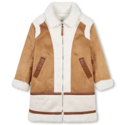 Shearling-style coat