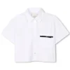 Shirt with decorated pocket