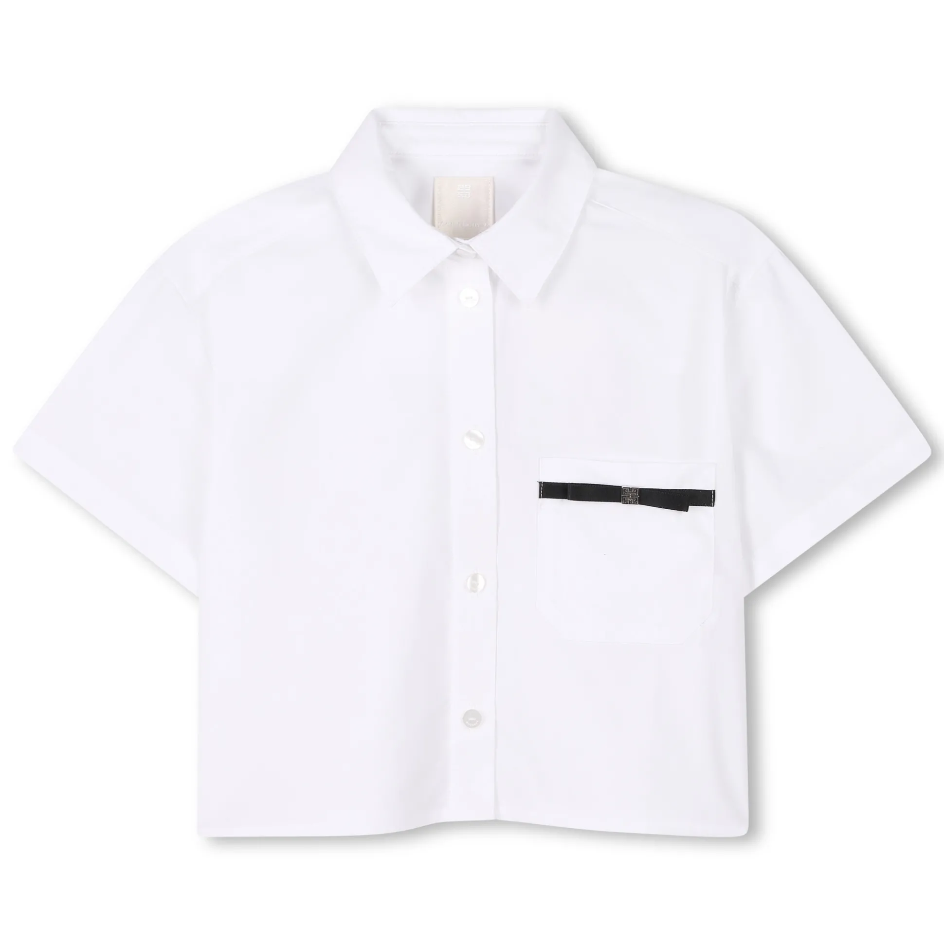 Shirt with decorated pocket