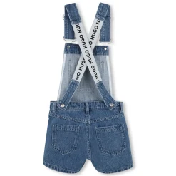 Short denim dungarees