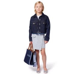 Short denim jacket