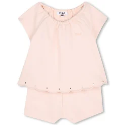 Short fleece playsuit