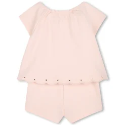 Short fleece playsuit