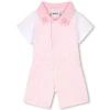 Short panelled romper
