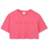 Short T-shirt with prints