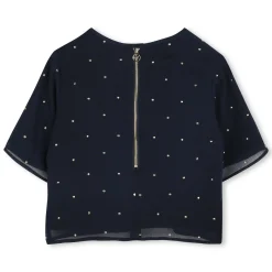 Short-sleeved blouse