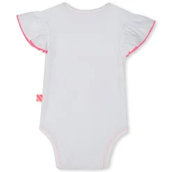 Short-sleeved cotton bodysuit