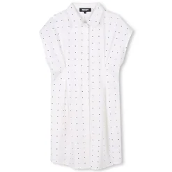 Short-sleeved cotton dress