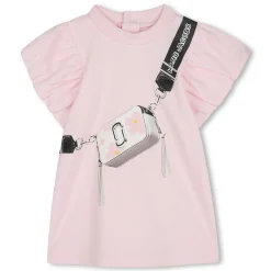 Short-sleeved cotton dress