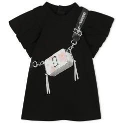 Short-sleeved cotton dress