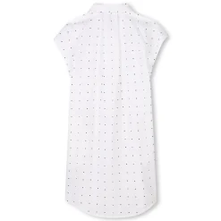 Short-sleeved cotton dress