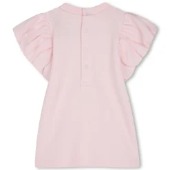 Short-sleeved cotton dress
