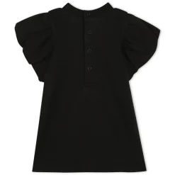 Short-sleeved cotton dress
