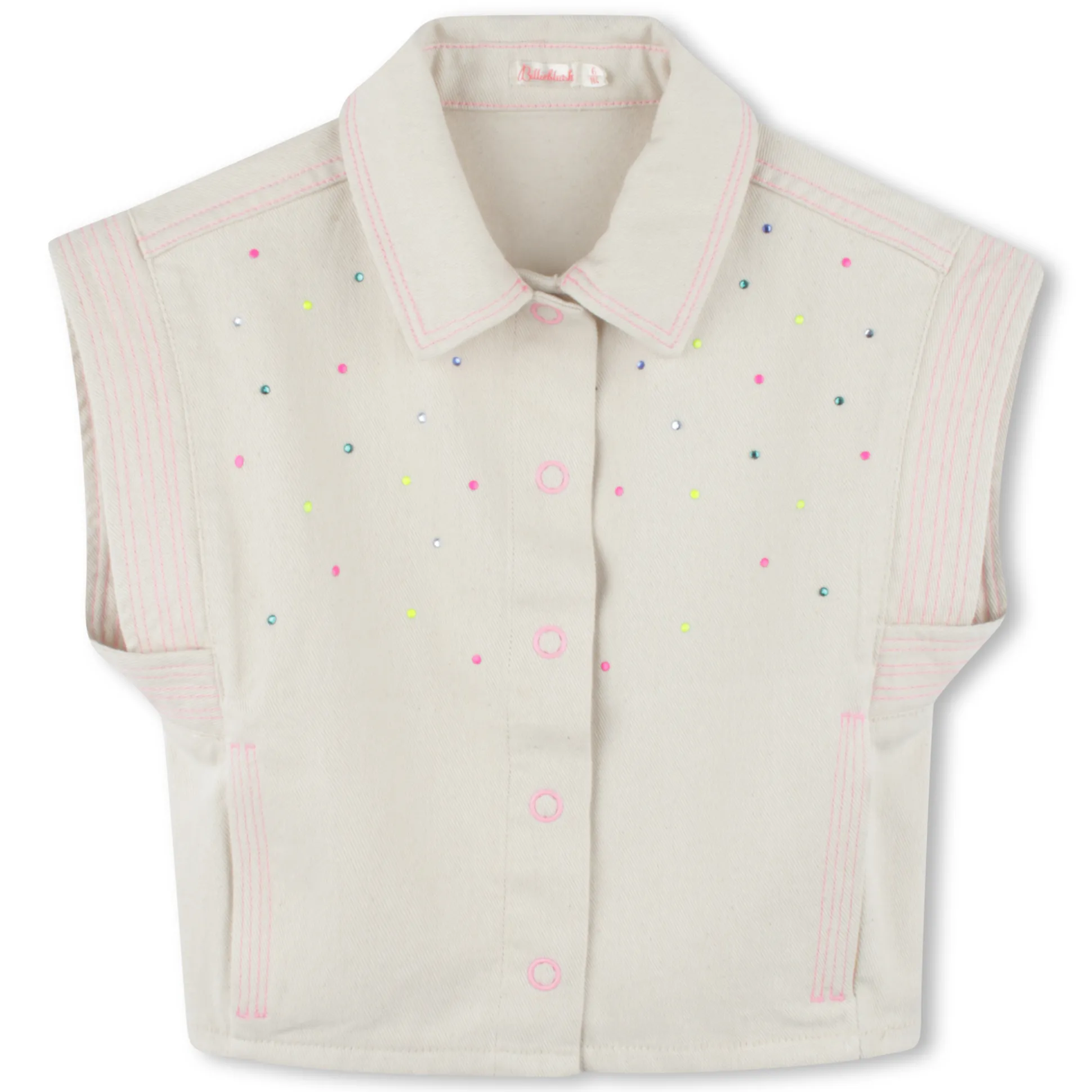Short-sleeved cotton jacket