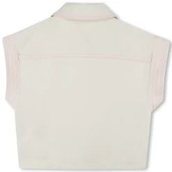 Short-sleeved cotton jacket