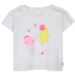 Short-sleeved cotton T-shirt