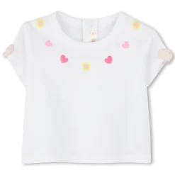 Short-sleeved cotton T-shirt