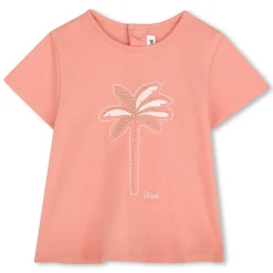 Short-sleeved cotton T-shirt