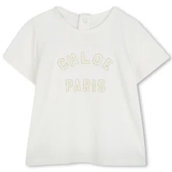 Short-sleeved cotton T-shirt