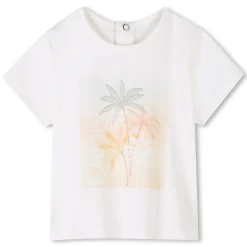 Short-sleeved cotton T-shirt