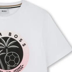 Short-sleeved cotton T-shirt