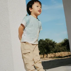 Short-sleeved cotton T-shirt