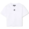 Short-sleeved cut-out T-shirt