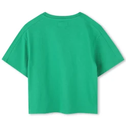 Short-sleeved cut-out T-shirt