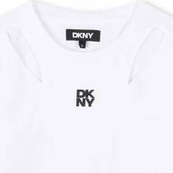 Short-sleeved cut-out T-shirt