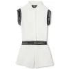 Short-sleeved playsuit