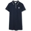 Short-sleeved polo dress