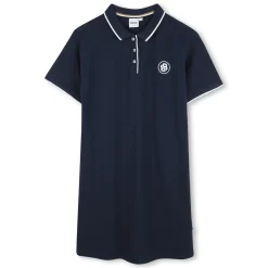 Short-sleeved polo dress