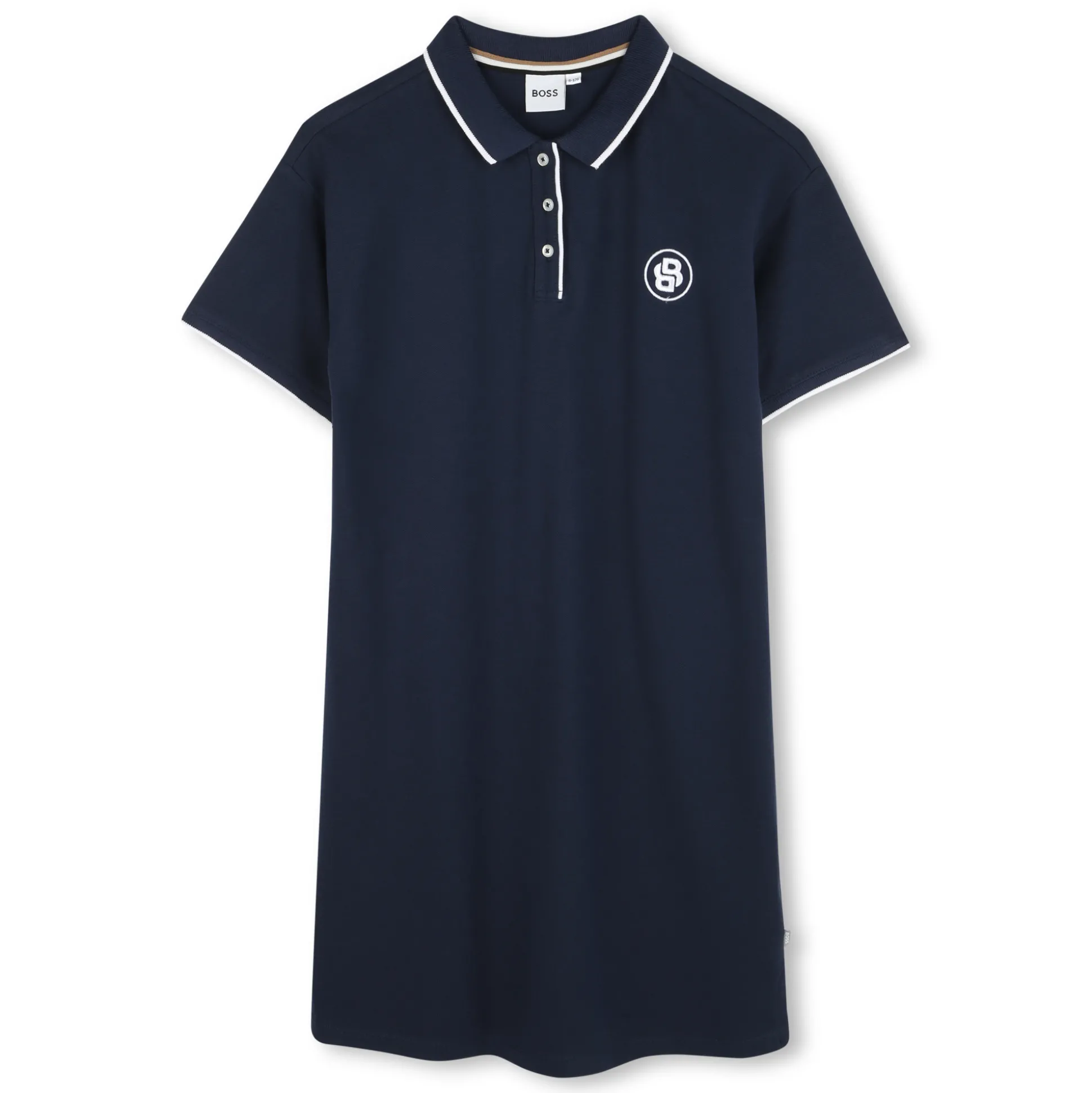 Short-sleeved polo dress