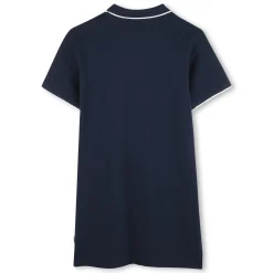 Short-sleeved polo dress