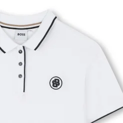Short-sleeved polo dress