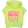 Short-sleeved sweatshirt