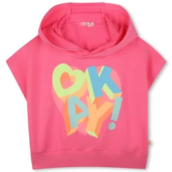 Short-sleeved sweatshirt