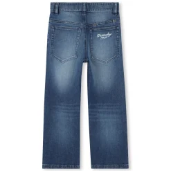 Signature embroidery jeans