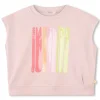 Sleeveless cotton sweatshirt