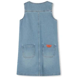 Sleeveless denim dress