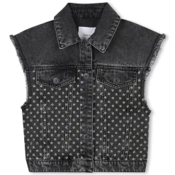 Sleeveless denim jacket